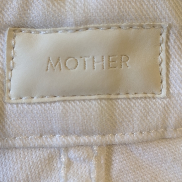 MOTHER High Waisted Looker Dagger Ankle Fray jeans in Glass Slipper size 29 - Picture 9 of 13